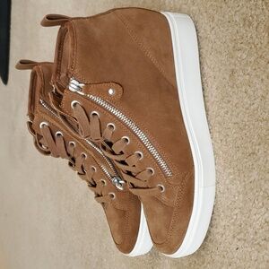 Steve Madden Cornell Hidden Wedge High Top Sneakers